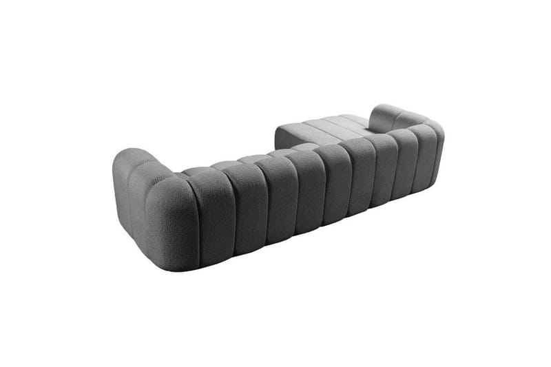 Varrel Soffa med Divan 3-sits - Grå - Möbler - Soffa - Divansoffor & schäslongsoffa
