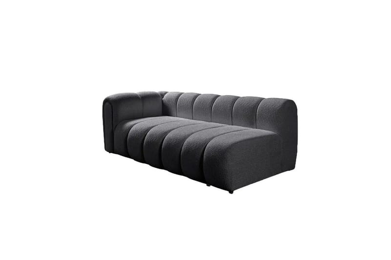 Varrel Soffa med Divan 3-sits - Mörkgrå - Möbler - Soffa - Divansoffor & schäslongsoffa