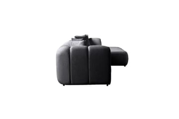 Varrel Soffa med Divan 3-sits - Mörkgrå - Möbler - Soffa - Divansoffor & schäslongsoffa