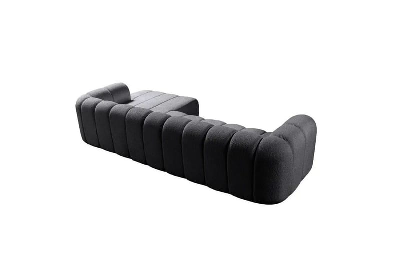 Varrel Soffa med Divan 3-sits - Mörkgrå - Möbler - Soffa - Divansoffor & schäslongsoffa