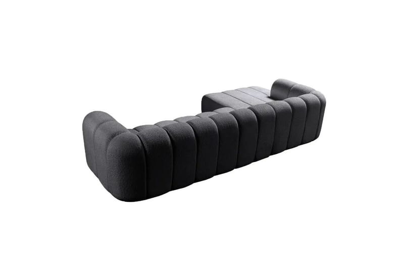 Varrel Soffa med Divan 3-sits - Mörkgrå - Möbler - Soffa - Divansoffor & schäslongsoffa