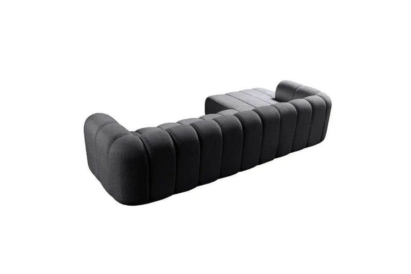 Varrel Soffa med Divan 3-sits - Mörkgrå - Möbler - Soffa - Divansoffor & schäslongsoffa
