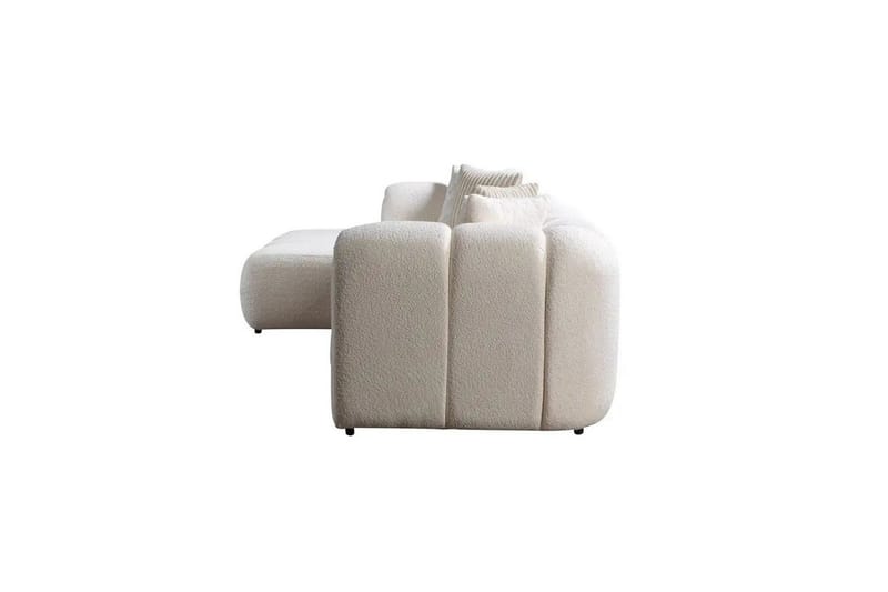 Varrel Soffa med Divan 3-sits - Vit - Möbler - Soffa - Divansoffor & schäslongsoffa