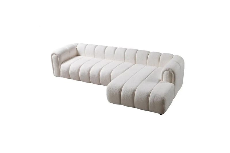 Varrel Soffa med Divan 3-sits - Vit - Möbler - Soffa - Divansoffor & schäslongsoffa