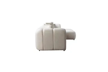 Varrel Soffa med Divan 3-sits - Vit - Möbler - Soffa - Divansoffor & schäslongsoffa