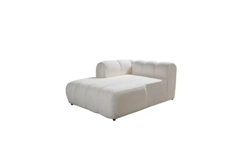 Varrel Soffa med Divan 3-sits - Vit - Möbler - Soffa - Divansoffor & schäslongsoffa