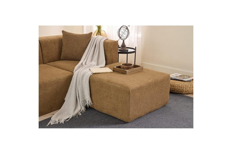 Veyno Soffa med Divan 3-sits - Brun - Möbler - Soffa - Divansoffor & schäslongsoffa