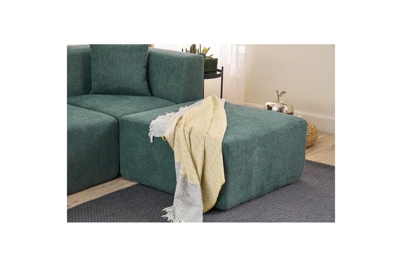 Veyno Soffa med Divan 3-sits - Grön - Möbler - Soffa - Divansoffor & schäslongsoffa