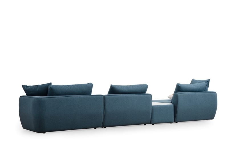 Viimse 3-sits Vänstervänd Divansoffa med Schäslong 425 cm i Tyg - Blå - Möbler - Soffa - Divansoffor & schäslongsoffa
