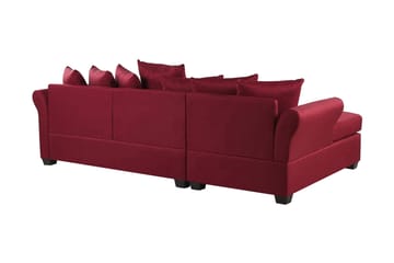 Vikna 3-sits Hörnsoffa - Mörkröd - Möbler - Soffa - Divansoffor & schäslongsoffa