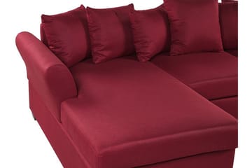 Vikna 3-sits Hörnsoffa - Mörkröd - Möbler - Soffa - Divansoffor & schäslongsoffa