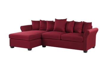 Vikna 3-sits Hörnsoffa - Mörkröd - Möbler - Soffa - Divansoffor & schäslongsoffa