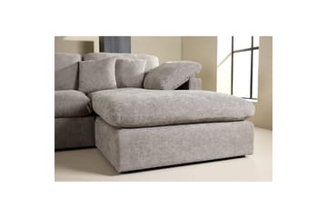 VIND Amalfi Vänstervänd L-formad Hörnsoffa med Divan 297 cm i Chenille - Mörkgrå - Möbler - Soffa - Divansoffor & schäslongsoffa