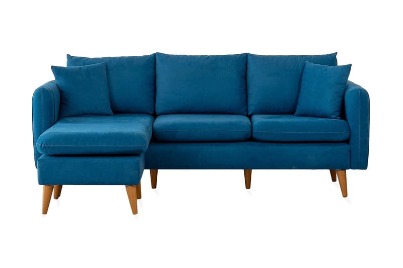 Wardenburg Divansoffa Vänster - Blå - Möbler - Soffa - Divansoffor & schäslongsoffa
