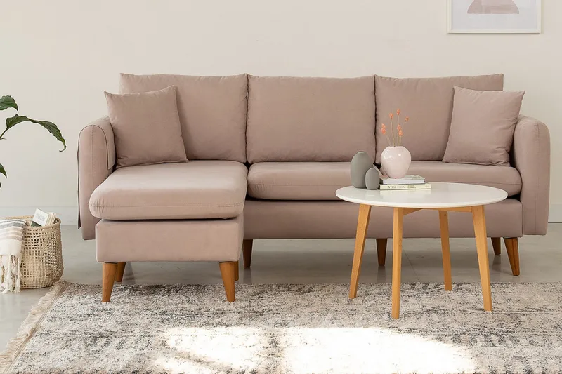 Wardenburg Divansoffa Vänster - Brun - Möbler - Soffa - Divansoffor & schäslongsoffa