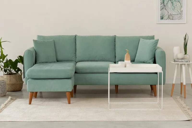 Wardenburg Divansoffa Vänster - Grön - Möbler - Soffa - Divansoffor & schäslongsoffa