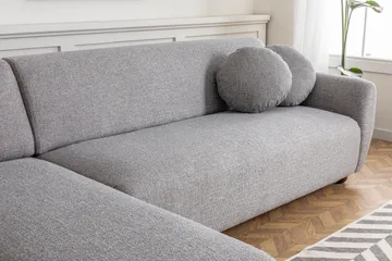 Whitecliffs Divansoffa 3-sits - Grå - Möbler - Soffa - Divansoffor & schäslongsoffa - 3 sits soffa med divan