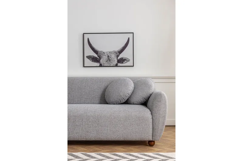 Whitecliffs Divansoffa 3-sits - Grå - Möbler - Soffa - Divansoffor & schäslongsoffa - 3 sits soffa med divan