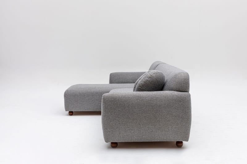 Whitecliffs Divansoffa 3-sits - Grå - Möbler - Soffa - Divansoffor & schäslongsoffa - 3 sits soffa med divan