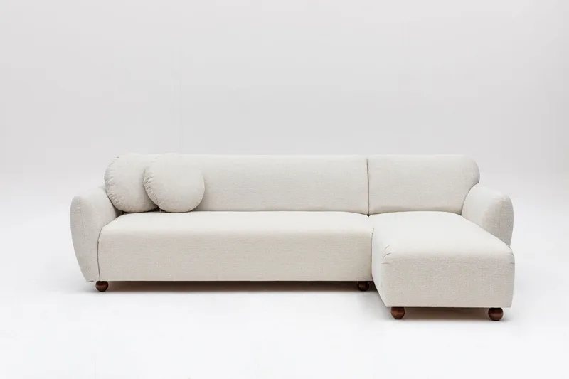 Whitecliffs Divansoffa 3-sits - Vit - Möbler - Soffa - Divansoffor & schäslongsoffa - 3 sits soffa med divan