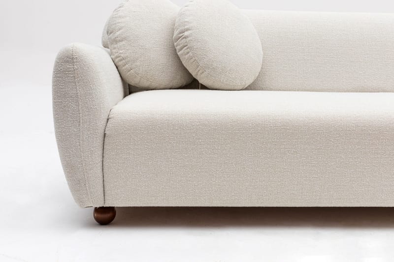 Whitecliffs Divansoffa 3-sits - Vit - Möbler - Soffa - Divansoffor & schäslongsoffa - 3 sits soffa med divan