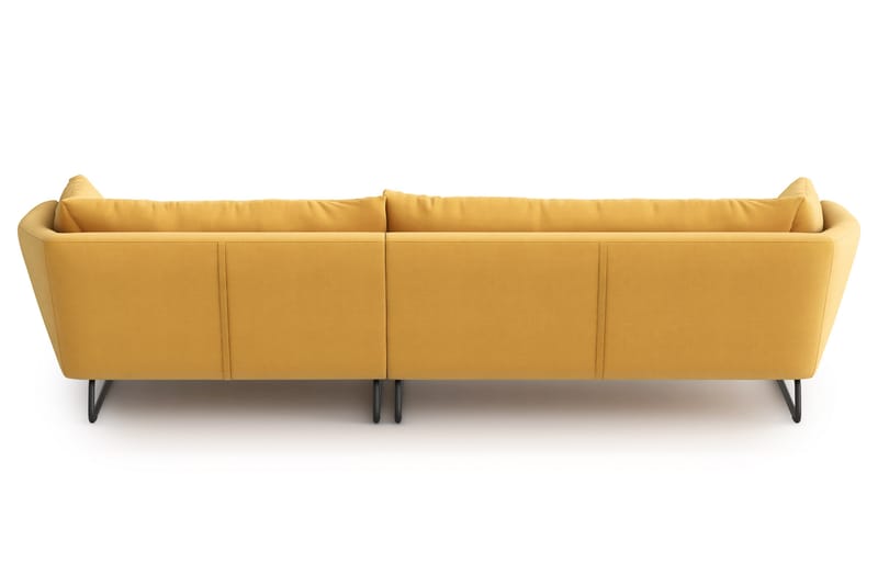 Ynnabo Divansoffa - Gul - Divansoffor & schäslongsoffa - 4 sits soffa med divan
