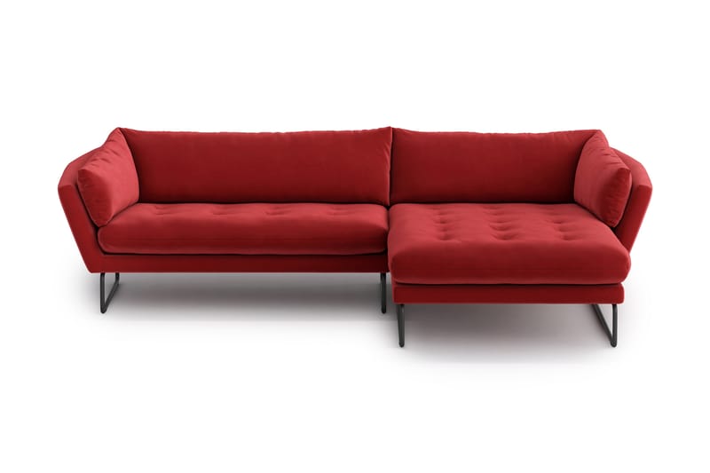 Ynnabo Divansoffa - Röd - Divansoffor & schäslongsoffa - 4 sits soffa med divan