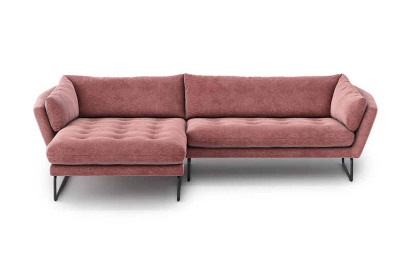 Ynnabo Divansoffa - Rosa - Divansoffor & schäslongsoffa - 4 sits soffa med divan