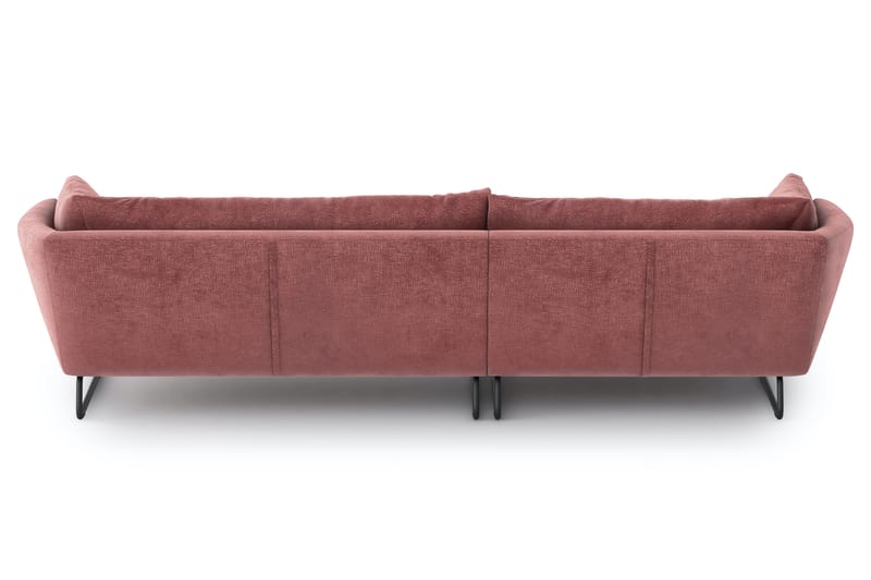 Ynnabo Divansoffa - Rosa - Divansoffor & schäslongsoffa - 4 sits soffa med divan