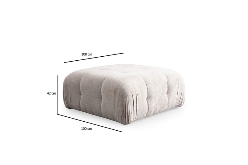 Yvara Soffa med Divan 2-sits - Beige - Möbler - Soffa - Divansoffor & schäslongsoffa
