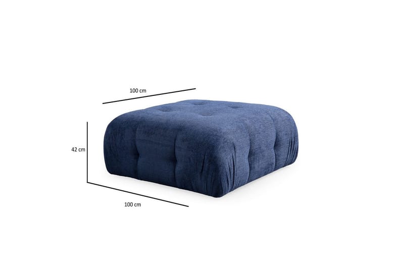 Yvara Soffa med Divan 2-sits - Marinblå - Möbler - Soffa - Divansoffor & schäslongsoffa