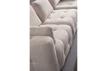 Yvara Soffa med Divan 4-sits - Beige - Möbler - Soffa - Modulsoffor - Komplett modulsoffa