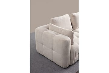 Yvara Soffa med Divan 4-sits - Beige - Möbler - Soffa - Modulsoffor - Komplett modulsoffa