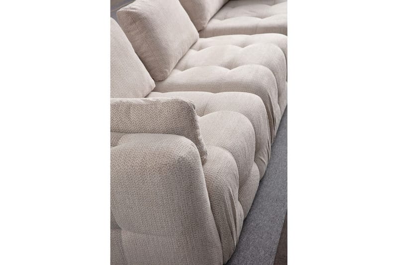 Yvara Soffa med Divan 4-sits - Beige - Möbler - Soffa - Divansoffor & schäslongsoffa