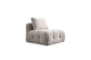 Yvara Soffa med Divan 4-sits - Beige - Möbler - Soffa - Modulsoffor - Komplett modulsoffa