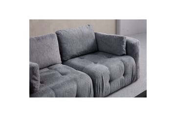 Yvara Soffa med Divan 4-sits - Grå - Möbler - Soffa - Modulsoffor - Komplett modulsoffa