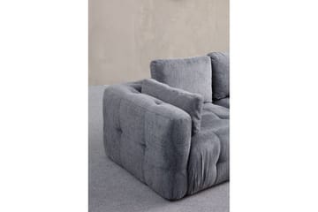Yvara Soffa med Divan 4-sits - Grå - Möbler - Soffa - Modulsoffor - Komplett modulsoffa