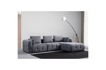 Yvara Soffa med Divan 4-sits - Grå - Möbler - Soffa - Modulsoffor - Komplett modulsoffa