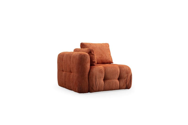 Yvara Soffa med Divan 4-sits - Orange - Möbler - Soffa - Divansoffor & schäslongsoffa