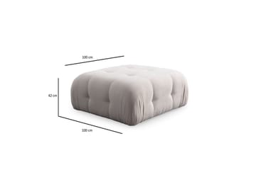 Yvara Soffa med Divan 4-sits - Vit - Möbler - Soffa - Modulsoffor - Komplett modulsoffa
