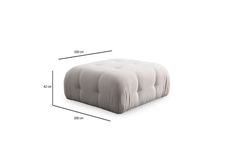 Yvara Soffa med Divan 4-sits - Vit - Möbler - Soffa - Divansoffor & schäslongsoffa