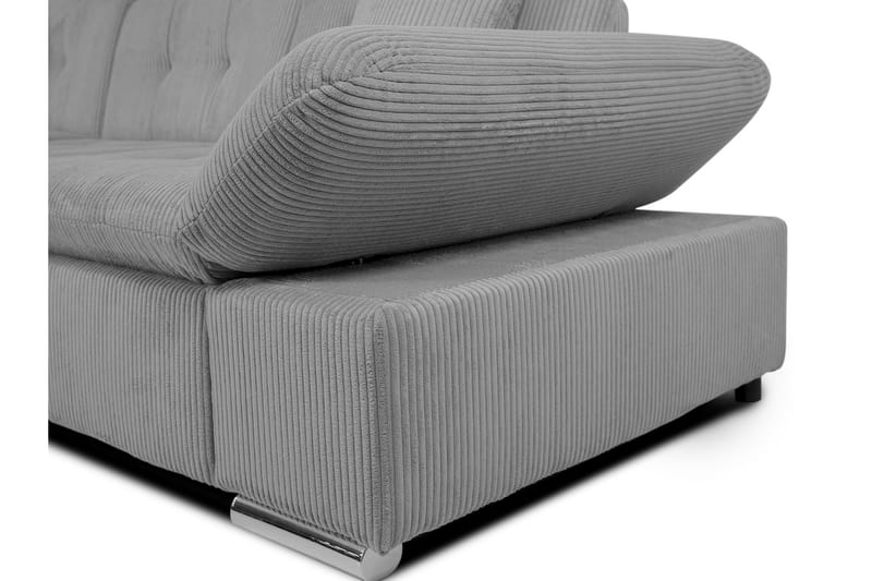 Djerra Soffa med Divan 3-sits - Brun - Möbler - Soffa - Divansoffor & schäslongsoffa