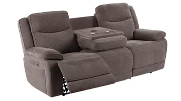Drevia Reclinersoffa 3-sits Elektrisk - Mullvadsfärgat - Möbler - Soffa - 3 sits soffa