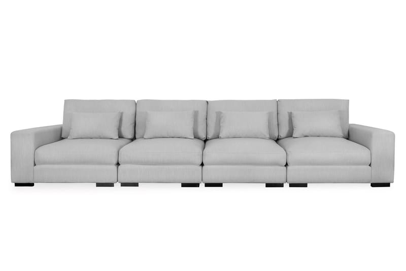 Dubai 4-sits soffa - Ljusgrå - Möbler - Soffa - 4 sits soffa