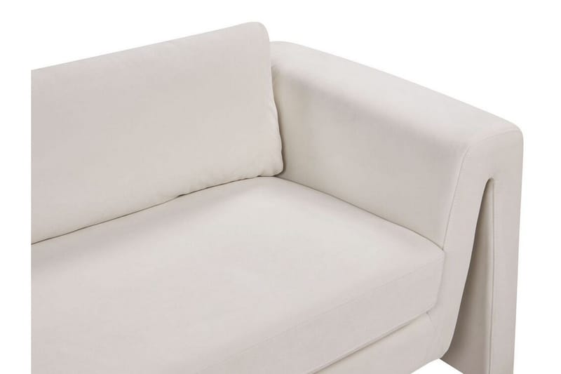 Durran Soffa 3-sits - Beige/Svart - Möbler - Soffa - Sammetssoffa