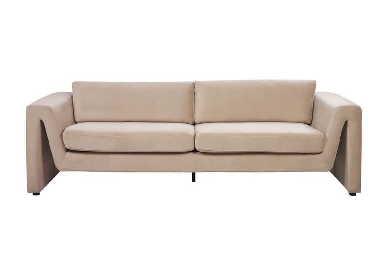 Durran Soffa 3-sits, Beige/Svart