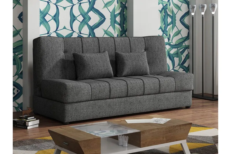 Eduardo Bäddsoffa 2-sits, Grå