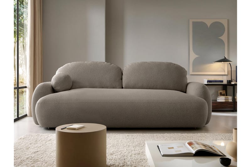 Efrem Bäddsoffa 3-sits - Grå - Möbler - Soffa - Bäddsoffa