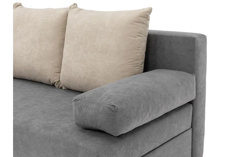 Eifion Bäddsoffa 3-sits - Grå - Möbler - Soffa - Bäddsoffa