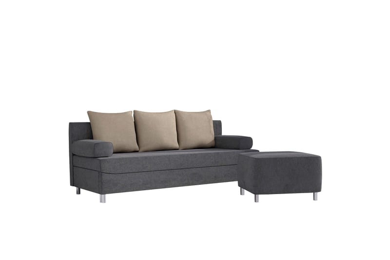 Eifion Bäddsoffa 3-sits, Mörkgrå